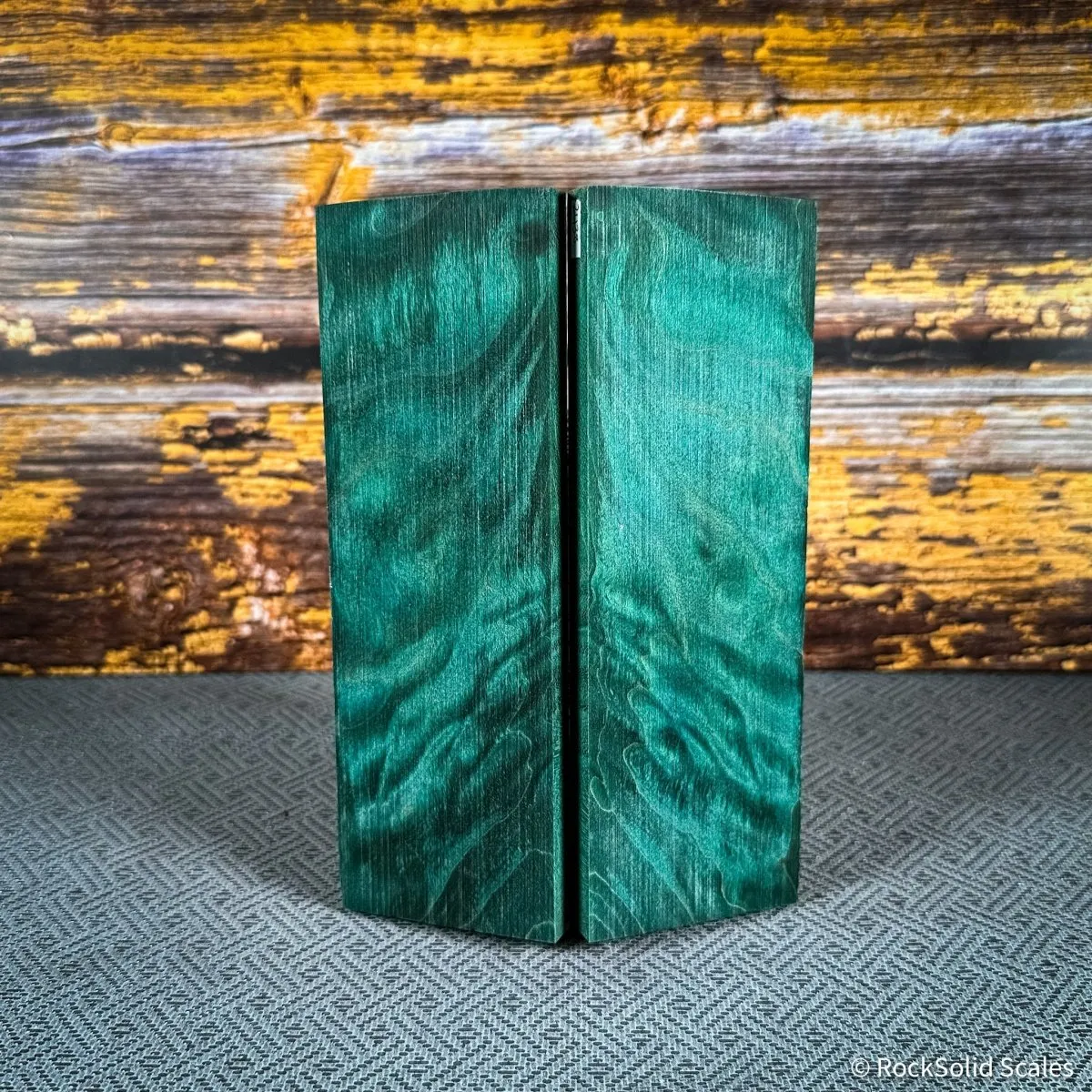 #2438 - Turquoise Angelstep Quilted Maple