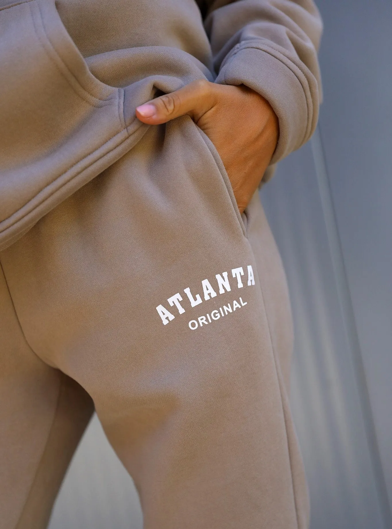 Atlanta Sweat Pant - BEIGE