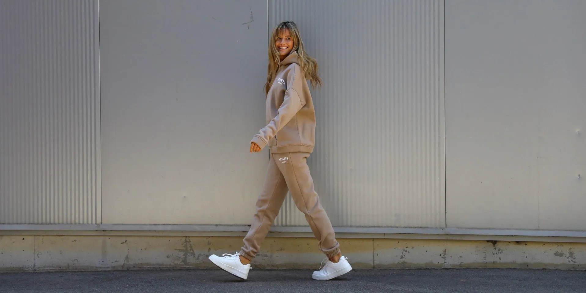 Atlanta Sweat Pant - BEIGE
