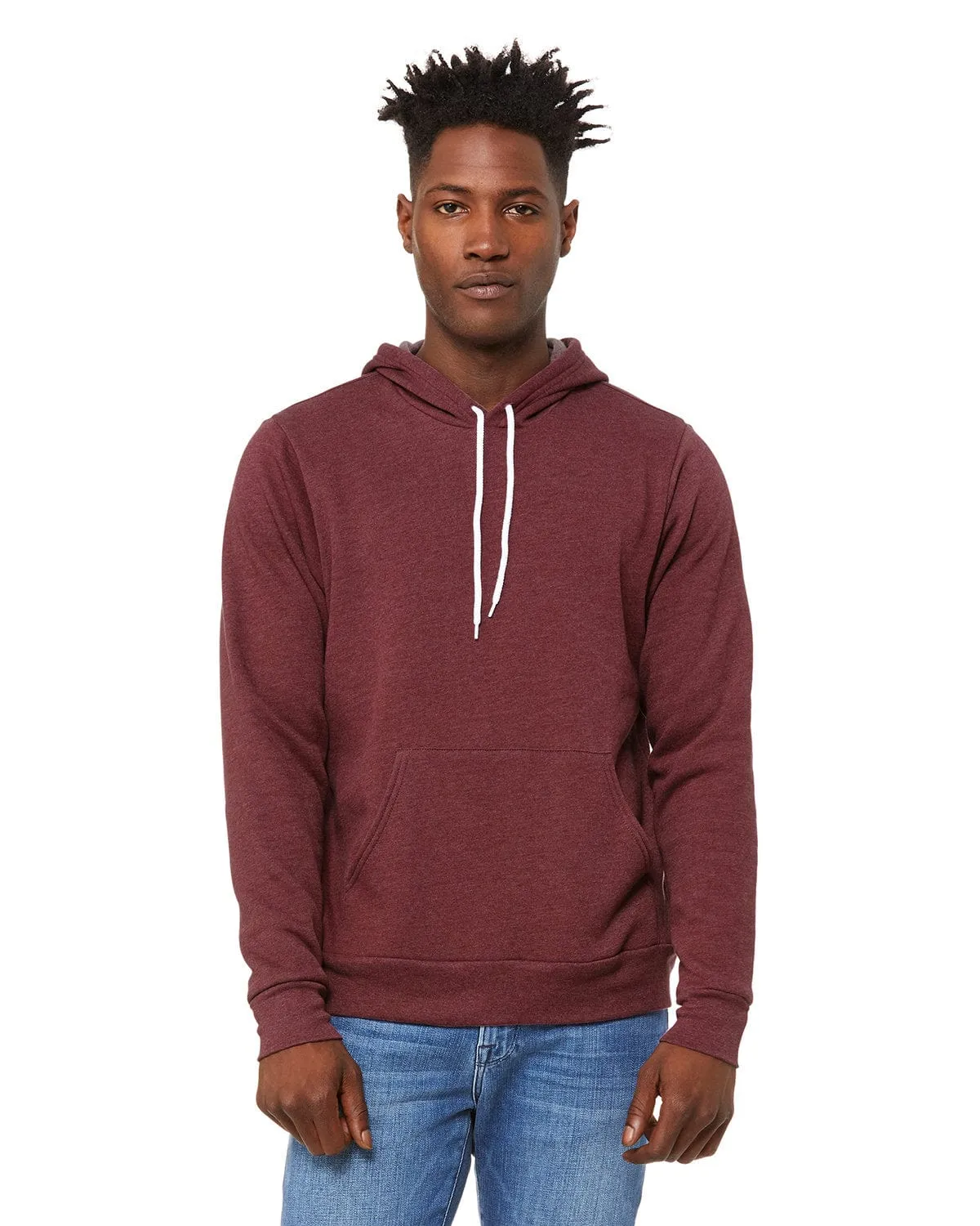 Bella Canvas 3719: Unisex Sponge Fleece Pullover Hooded Sweatshirt