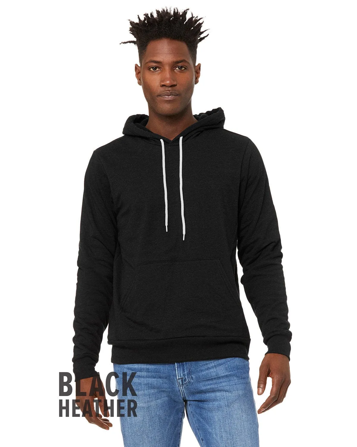 Bella Canvas 3719: Unisex Sponge Fleece Pullover Hooded Sweatshirt