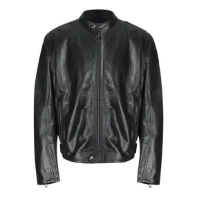 Belstaff Supreme Motorcycle Black Leather Jacket