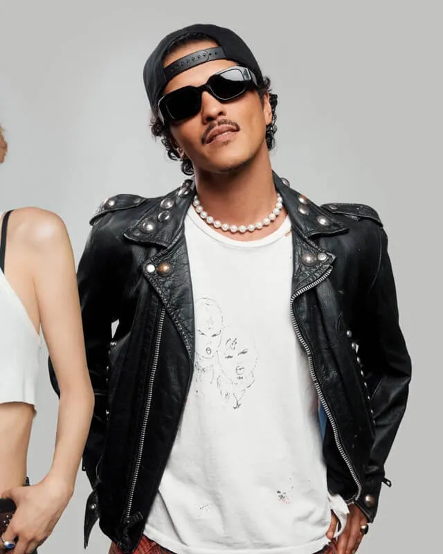 Bruno Mars Apt Biker Leather Jacket