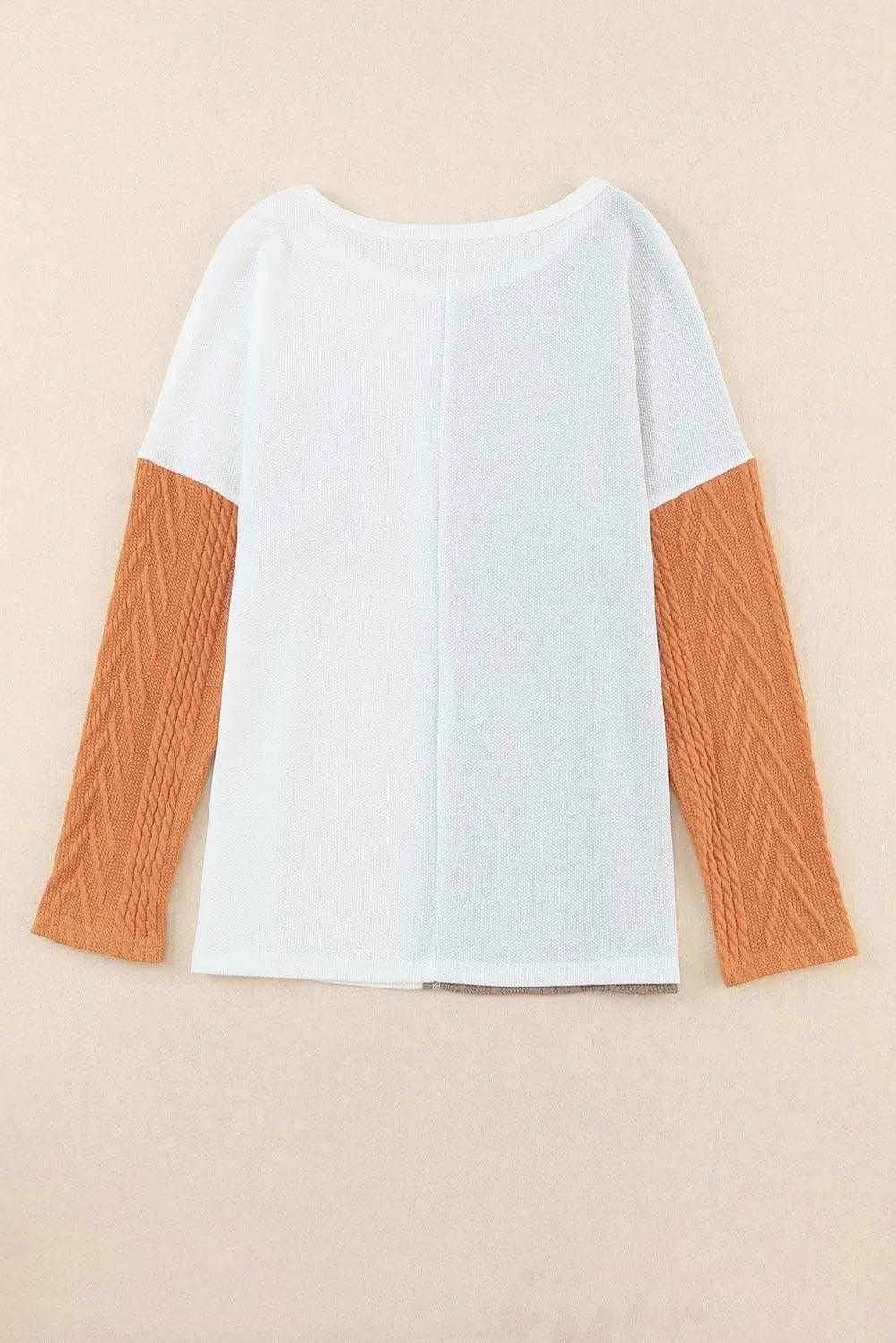 Color Block Sweater - Stylish & Versatile Top for All Seasons