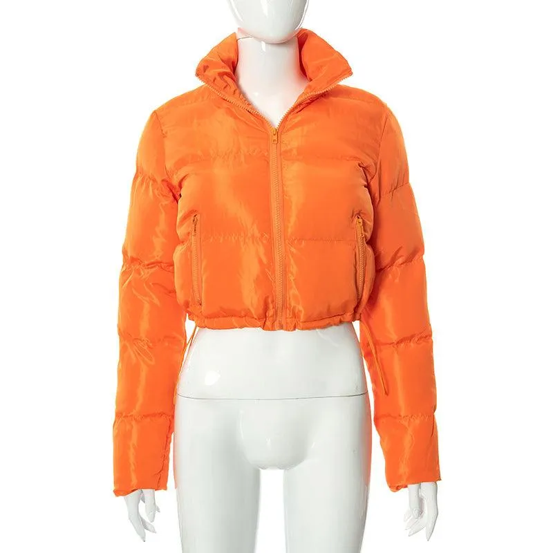 Fashionable Short Winter Warm Long-sleeved Jacket