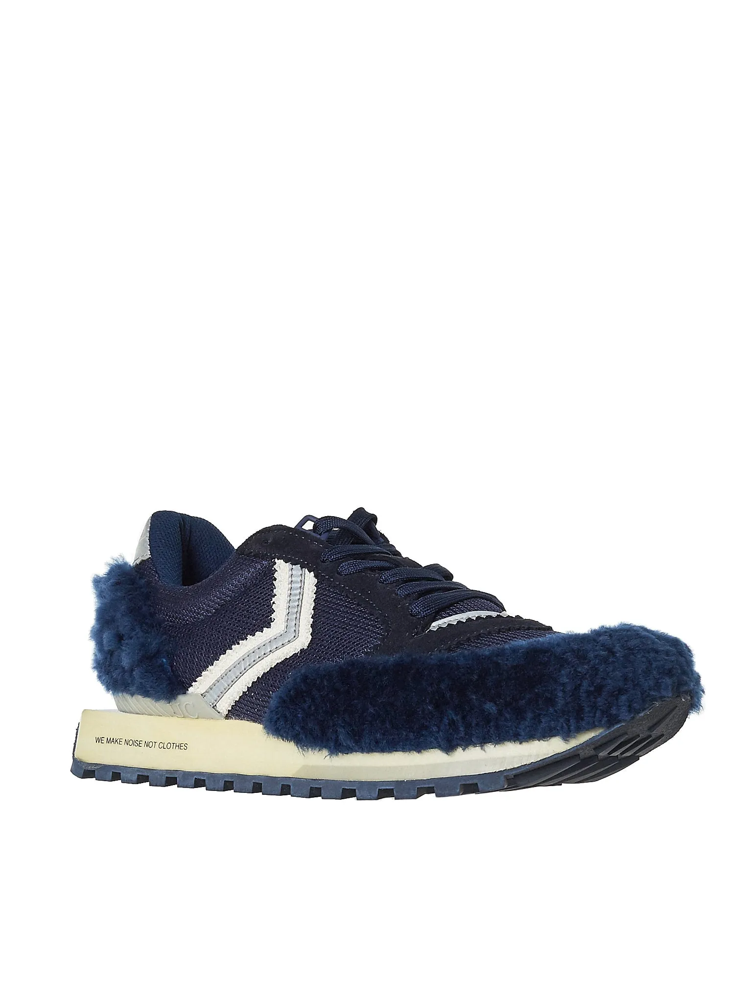Faux Fur Sneaker (UCV1F03-NAVY)