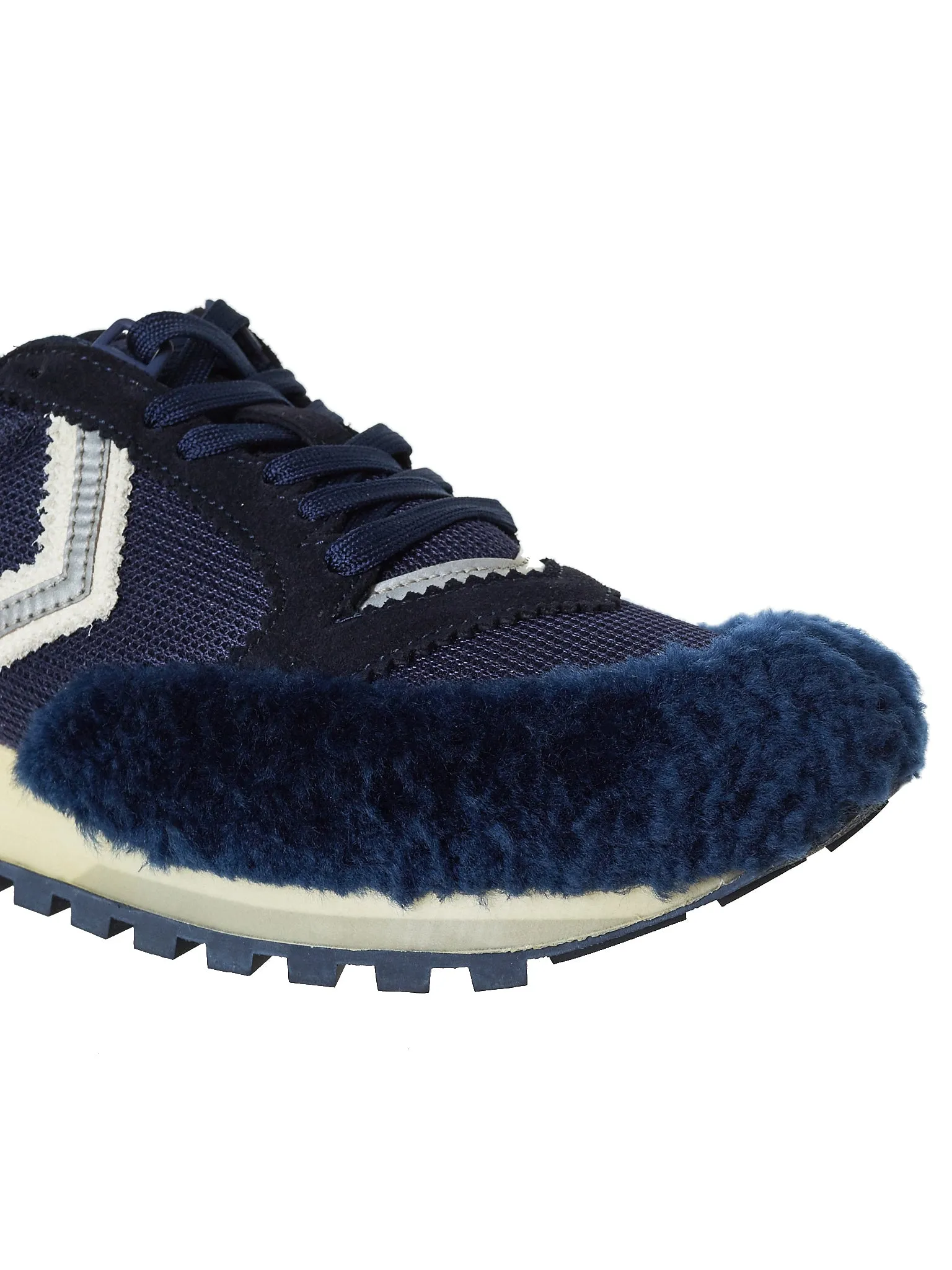 Faux Fur Sneaker (UCV1F03-NAVY)
