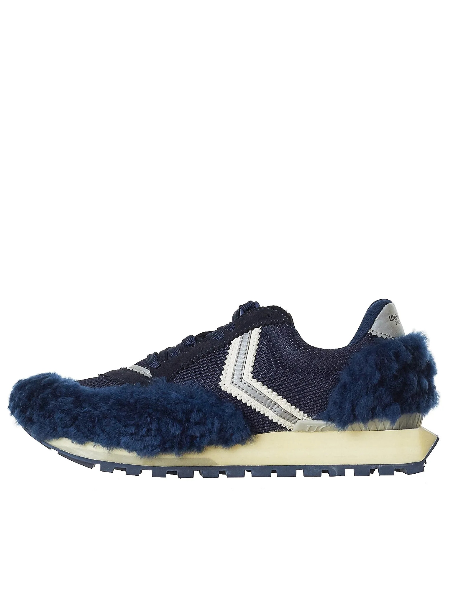 Faux Fur Sneaker (UCV1F03-NAVY)