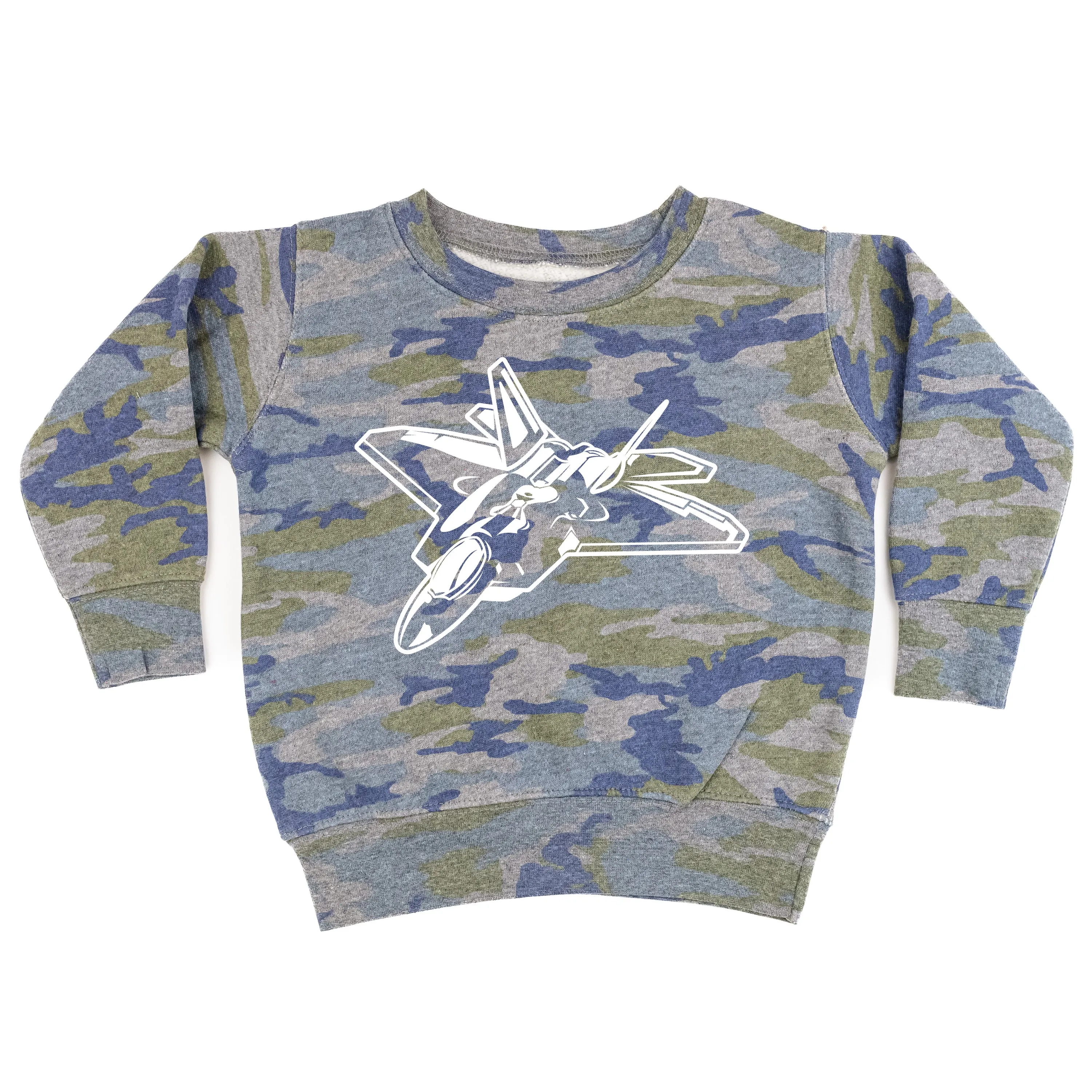 FIGHTER JET - Minimalist Design - Child Sweater