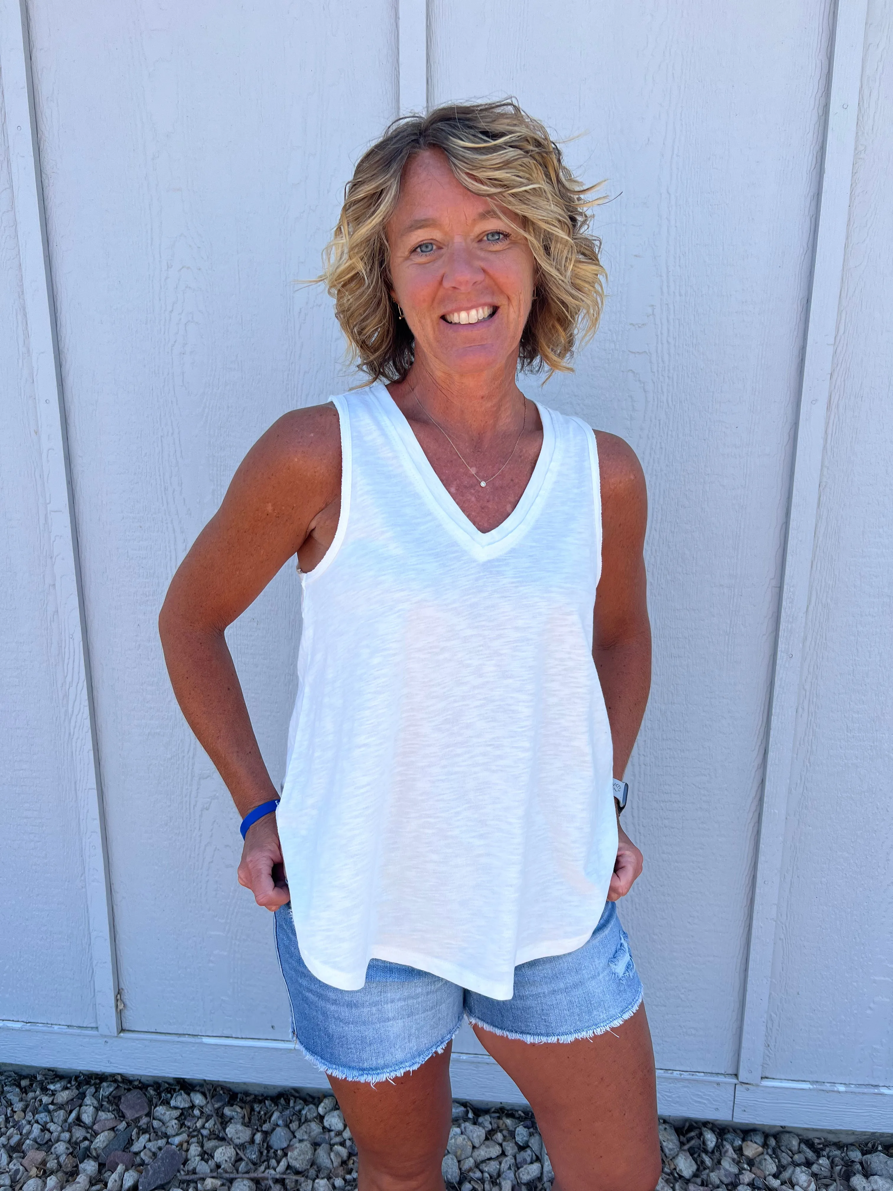 MANNING VNECK TANK TOP 3 COLOR OPTIONS