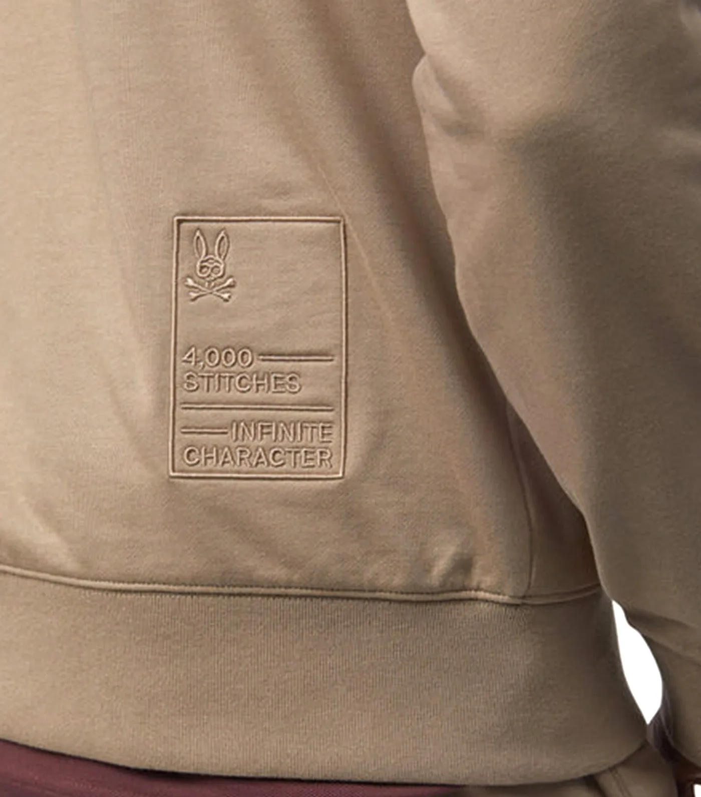Men's French Terry Pullover Hoodie Antique Taupe