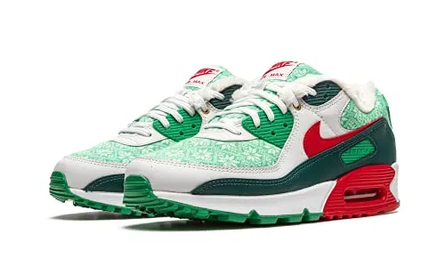 Nike Air Max 90 Nordic Christmas Size 9.5 - Men DC1607-100 White/Green/Red