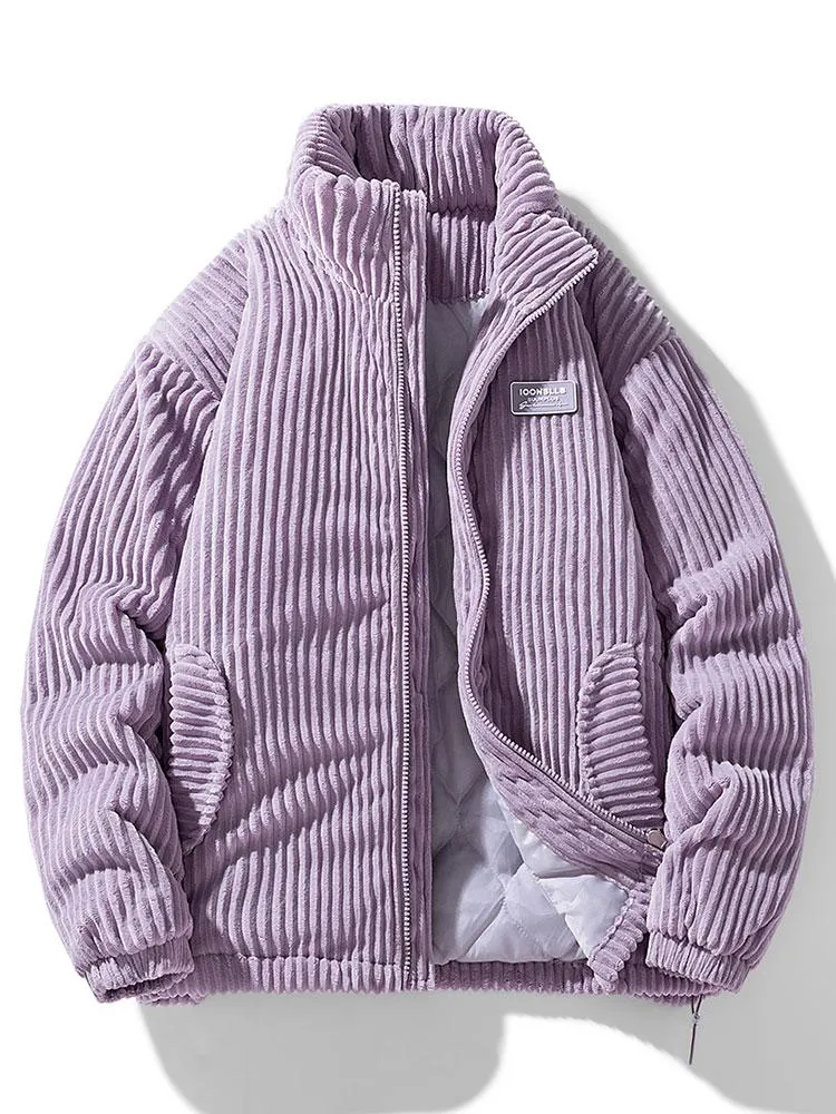 Quilted Lined Corduroy Coat