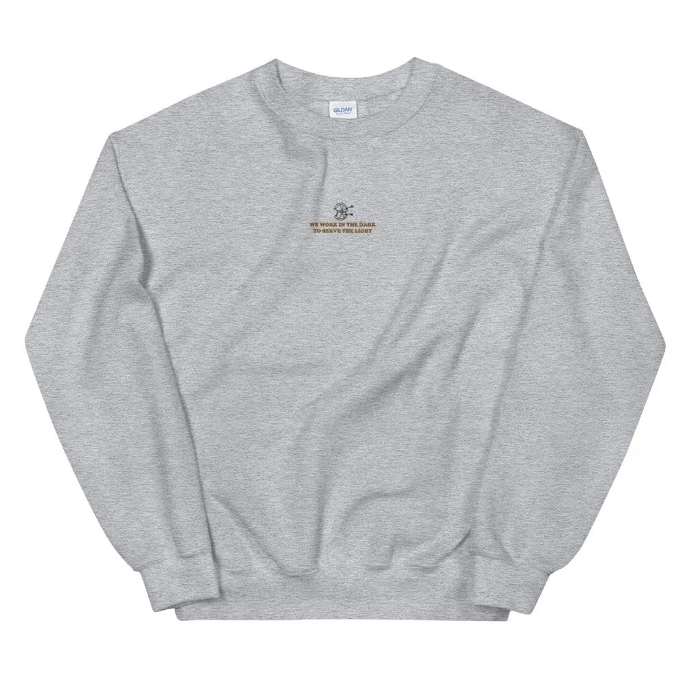Serve the Light | Embroidered Unisex Sweatshirt | Assassin's Creed