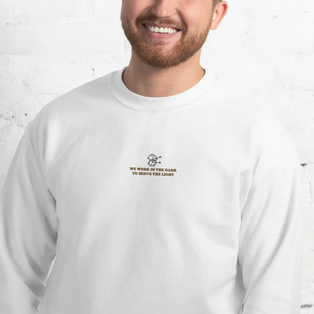 Serve the Light | Embroidered Unisex Sweatshirt | Assassin's Creed