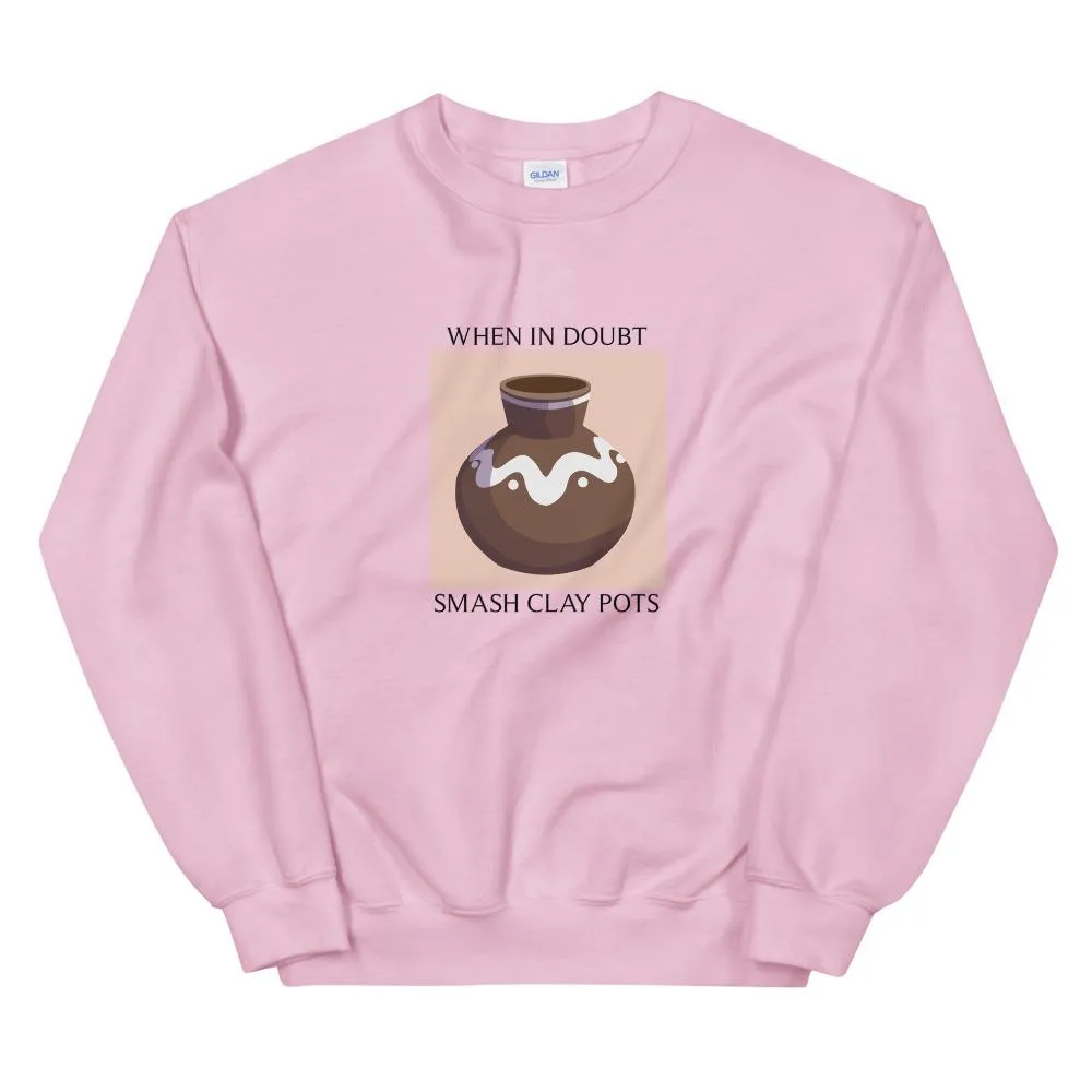 Smash Clay Pots | Unisex Sweatshirt | The Legend of Zelda