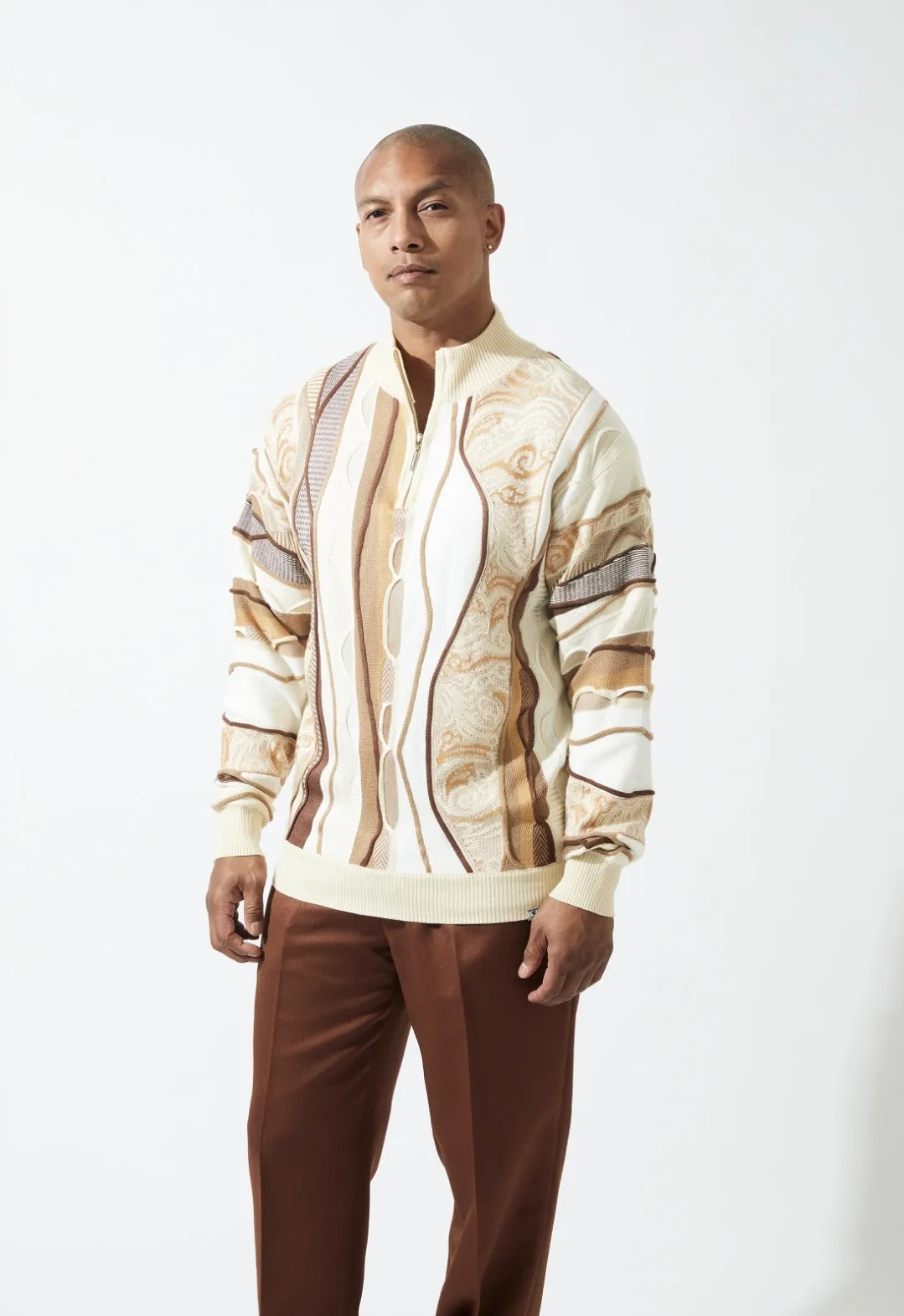 Stacy Adams crew neck coogi style sweaters