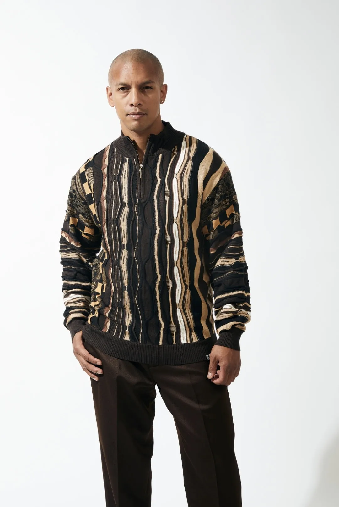 Stacy Adams crew neck coogi style sweaters