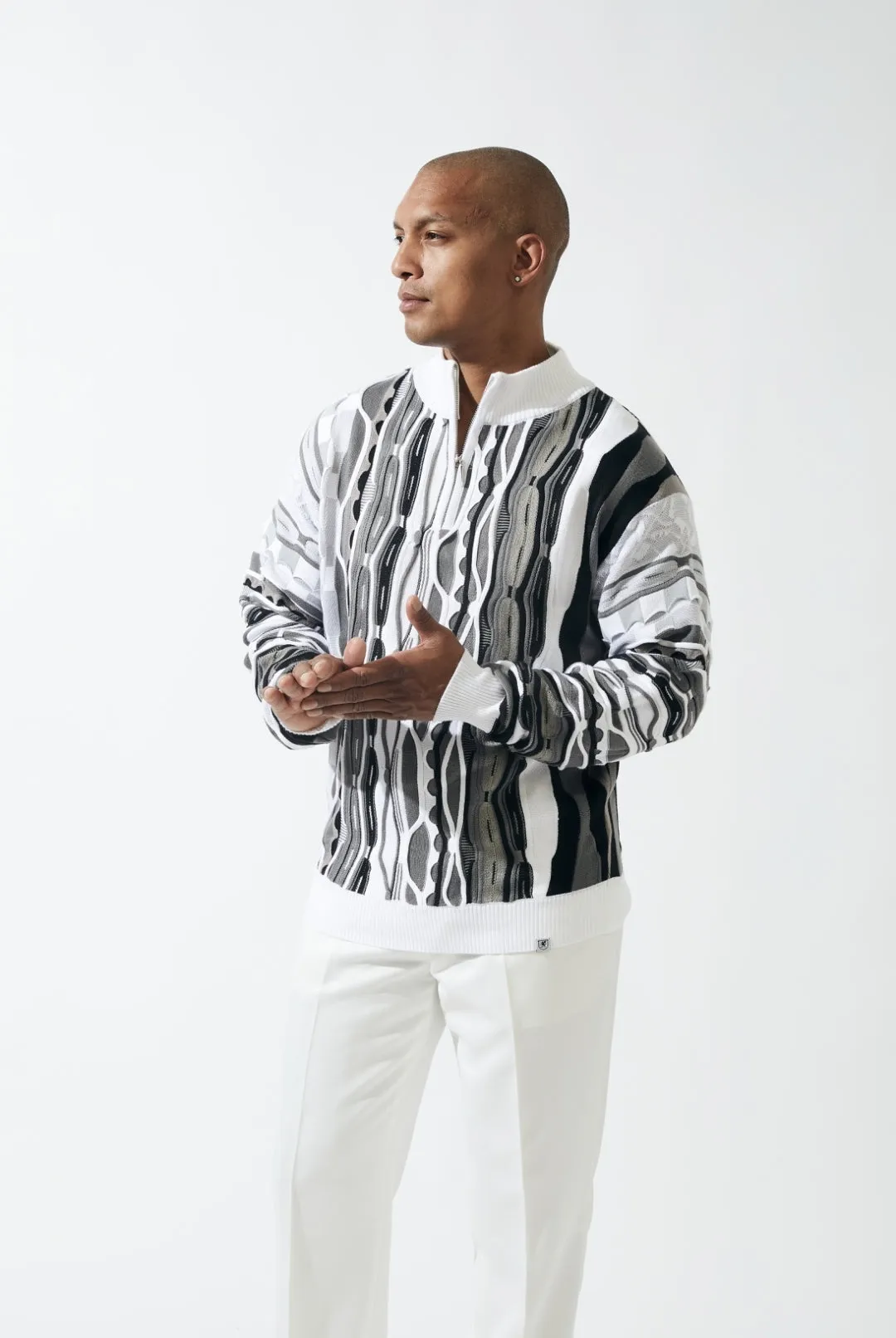 Stacy Adams crew neck coogi style sweaters