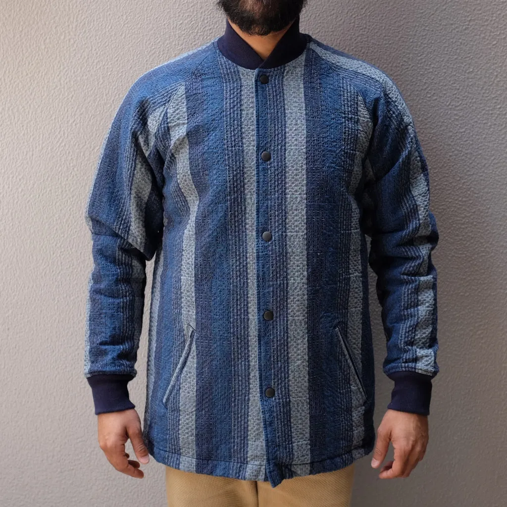 Studio D'Artisan "Noragi Kasuri Sashiko" Quilted Jacket