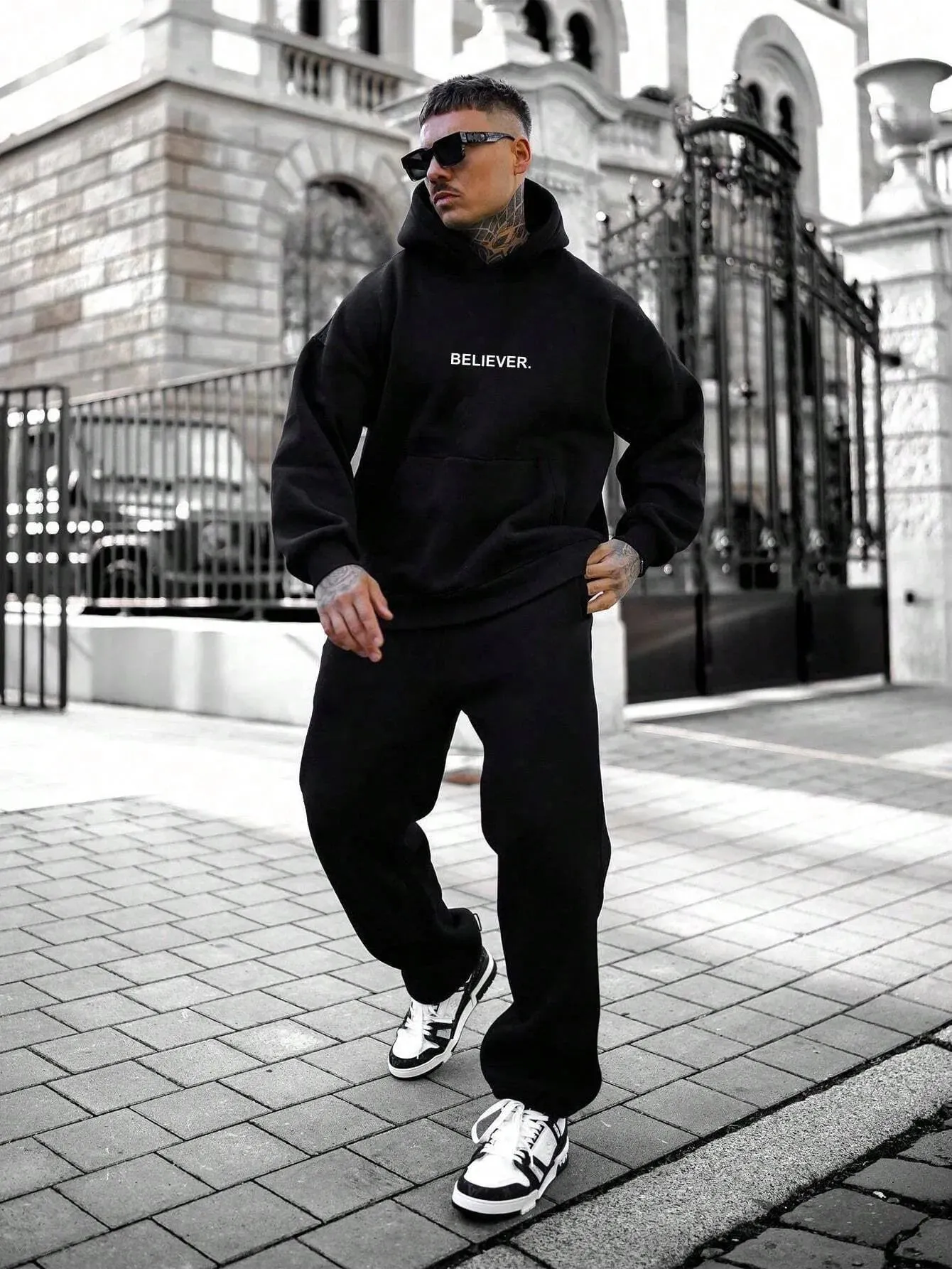 SXV  'Believer’ Printed Cool Aesthetic Sweatshirt Hoodie