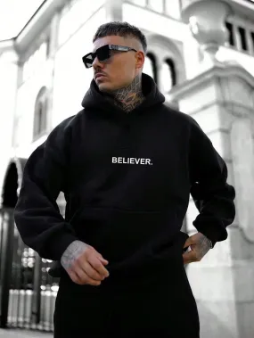 SXV  'Believer’ Printed Cool Aesthetic Sweatshirt Hoodie