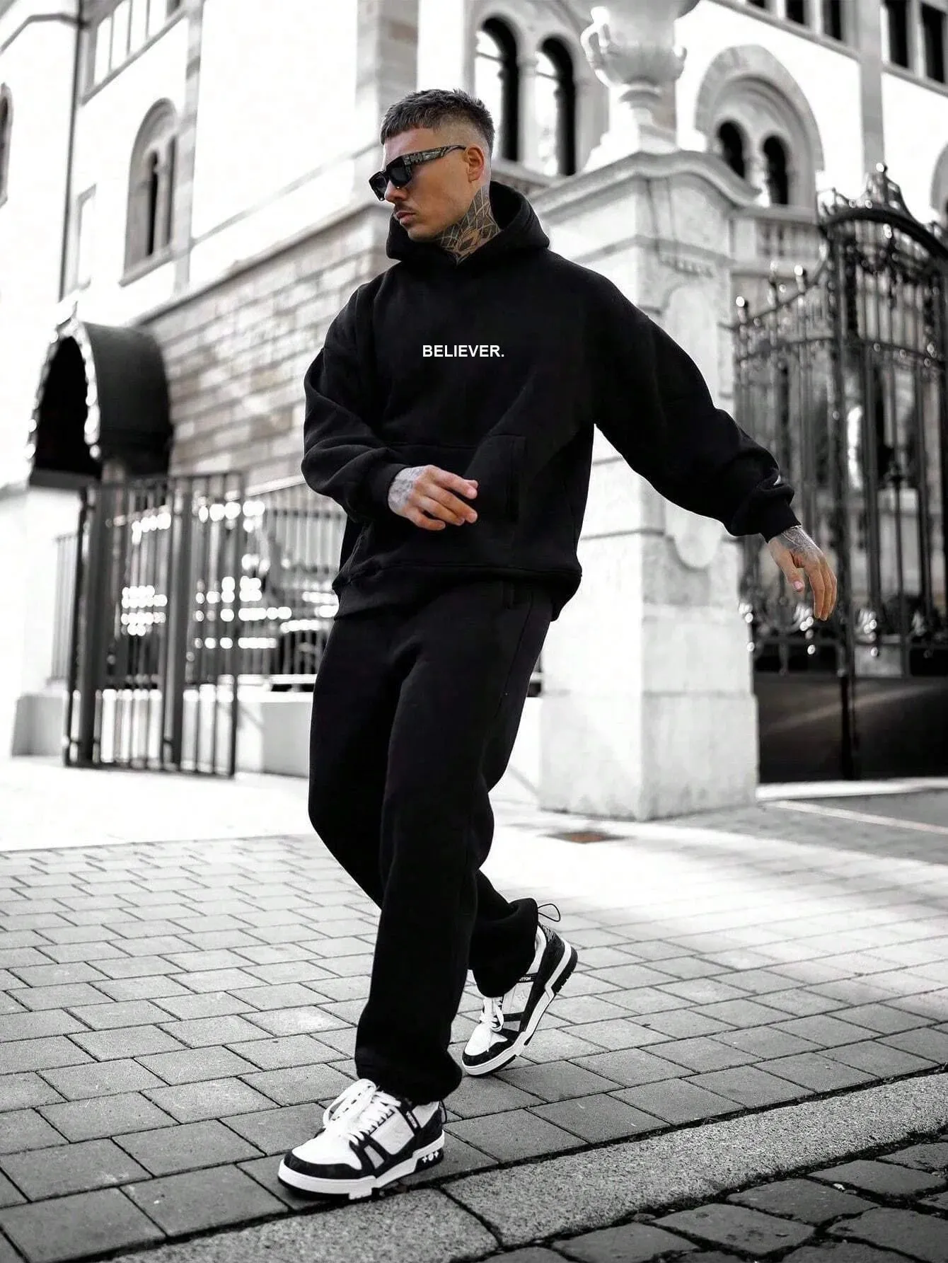 SXV  'Believer’ Printed Cool Aesthetic Sweatshirt Hoodie