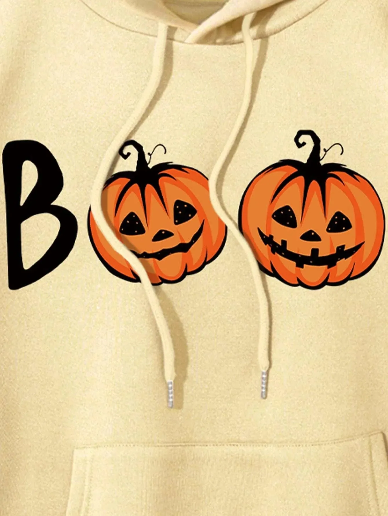 SXV  'Boo Pumpkin’ Printed Cool Aesthetic Sweatshirt Hoodie