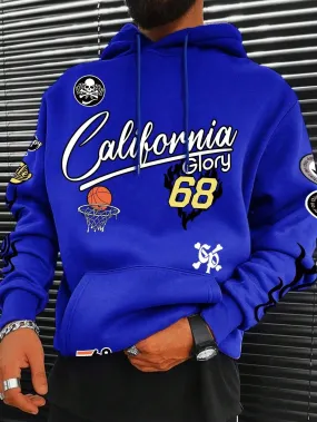 SXV  'california glory’ Printed Cool Aesthetic Sweatshirt Hoodie
