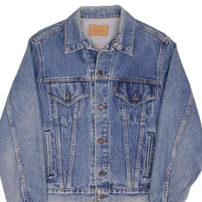 VINTAGE LEVIS TYPE 3 DENIM JACKET 4 POCKETS 1980S SIZE 42R MADE IN USA